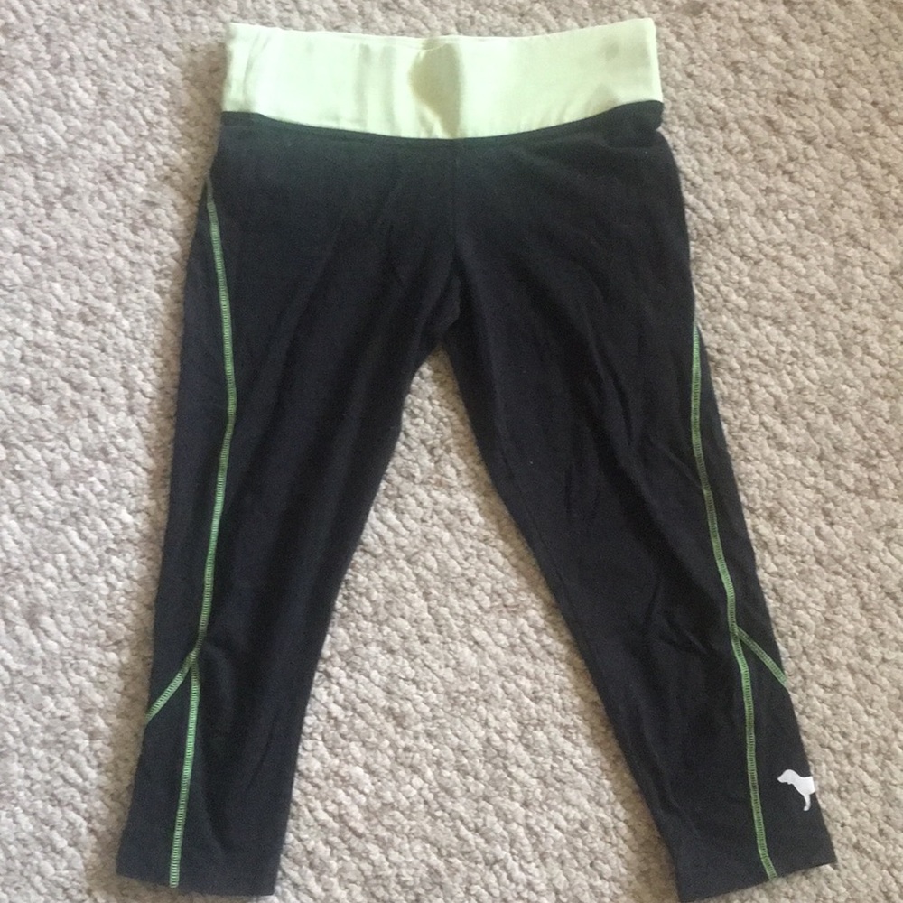 Lime Green/Yellow PINK Yoga Pants - Size XS
